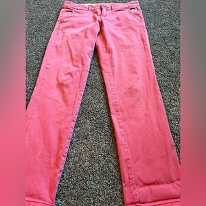 Pilcro And The LetterPress pink  jeans, size 27 Anthropologie boho summer